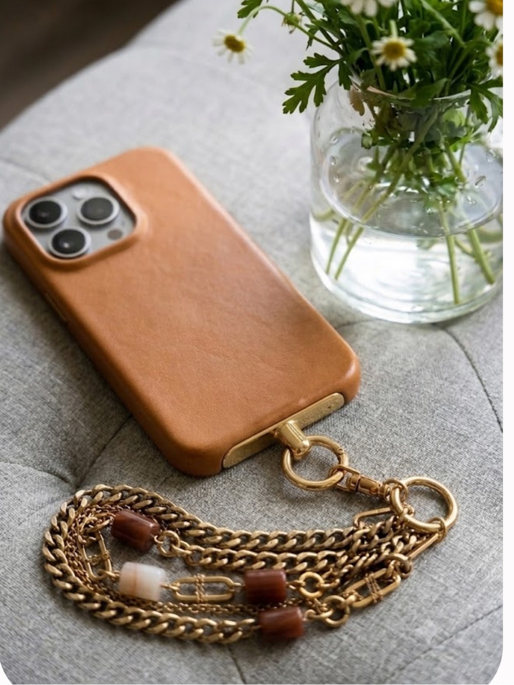NWT Free People Chain Phone Wristlet